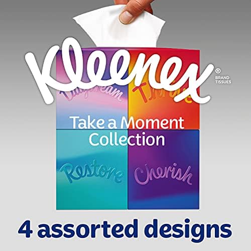 Take a Moment Collection Tissues - 12 Cube Tissue Boxes - in Aid of Mind - Contains 4 Different Designs
