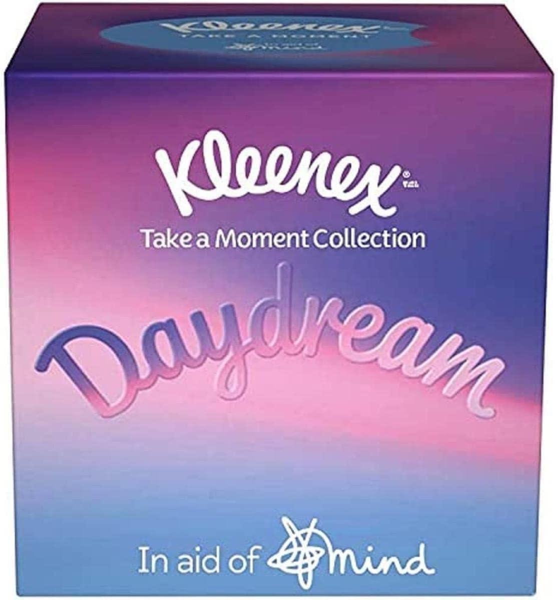 Take a Moment Collection Tissues - 12 Cube Tissue Boxes - in Aid of Mind - Contains 4 Different Designs