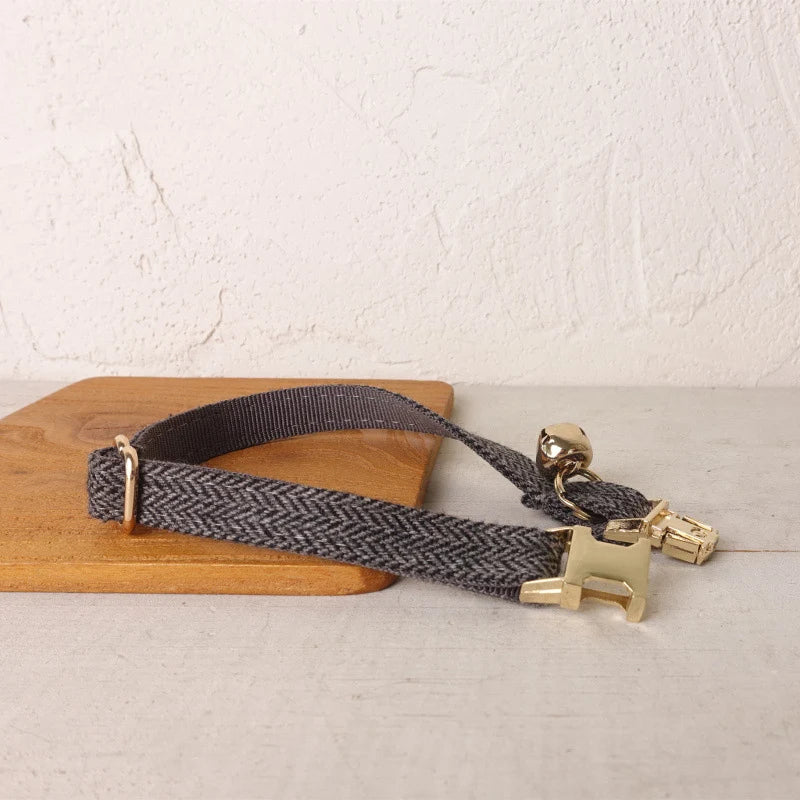 Personalized Cat Collar with Bell and Bow | Customized Engraving for Kittens and Small Dogs - Adjustable Necklace