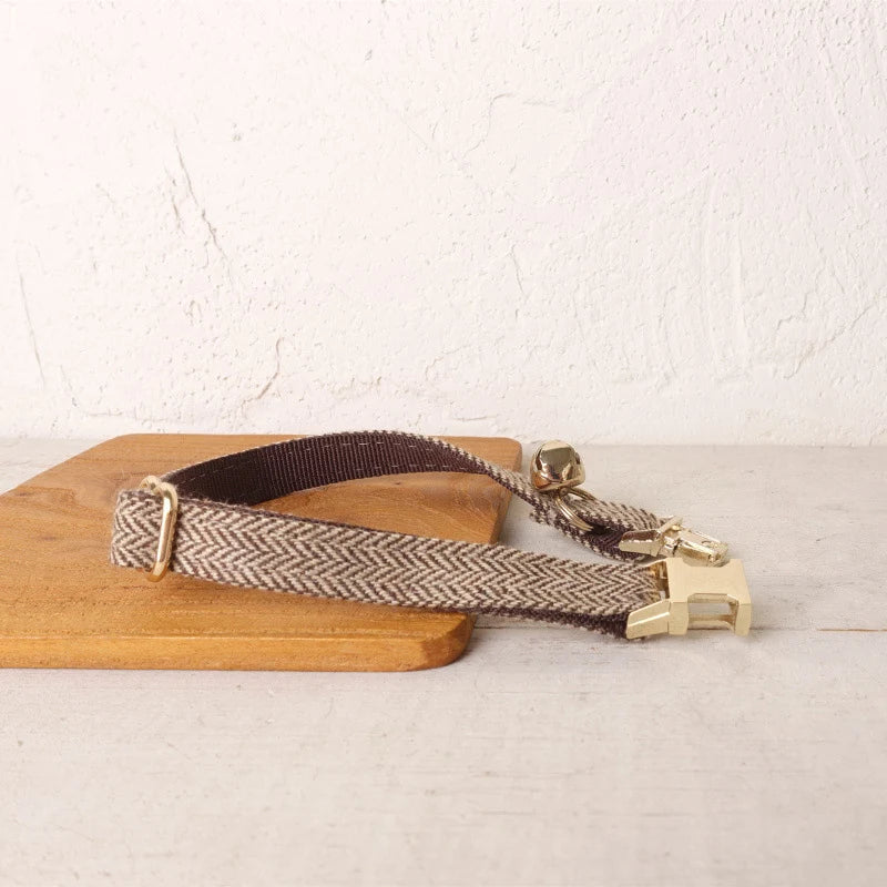 Personalized Cat Collar with Bell and Bow | Customized Engraving for Kittens and Small Dogs - Adjustable Necklace