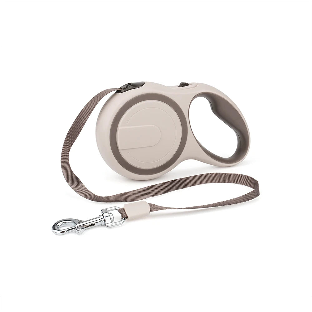 Long Strong Pet Leash for Large Dogs | Durable Nylon Retractable 5M Automatic Extending Lead