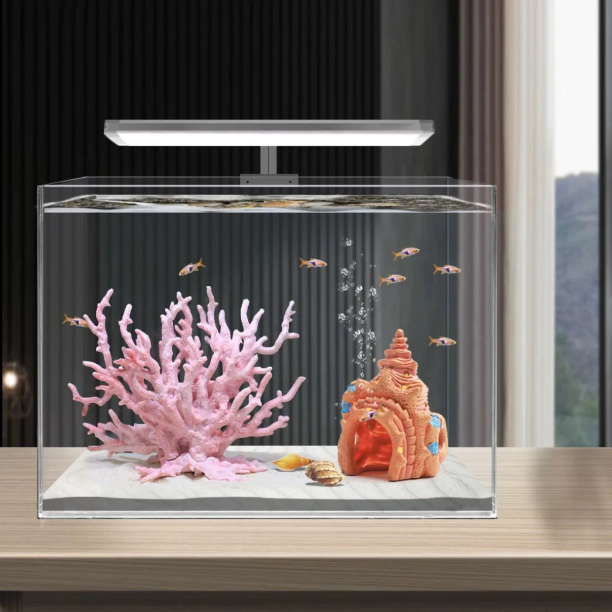 Aquascape Simulation Coral | Resin Fake Coral Decorations for Fish Tanks & Aquariums