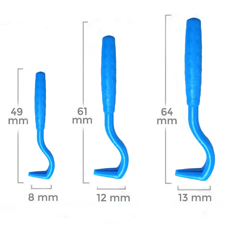 3Pcs/2Pcs Pet Flea Remover Tool Kit | Plastic Scratching Hook and Tick Picker for Cats and Dogs