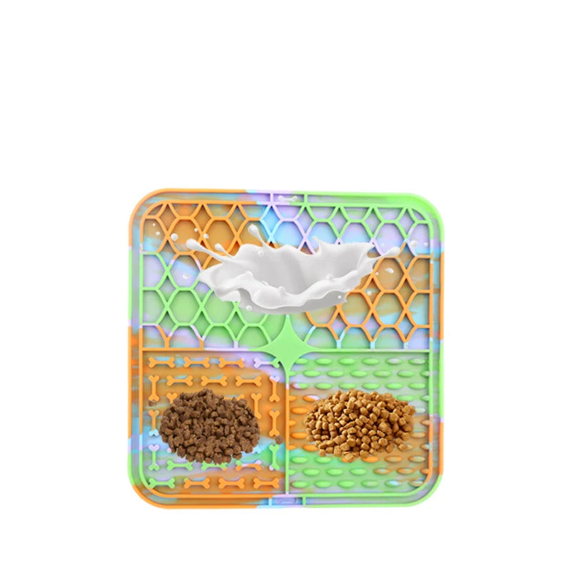 Pet Lick Silicone Mat for Dogs | Slow Food Plate & Bathing Distraction | Interactive Feeding & Training Supplies