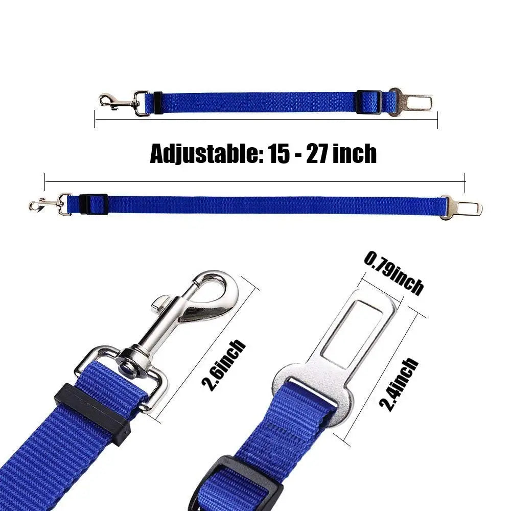 Adjustable Pet Dog Car Seat Belt | Safety Harness for Small & Medium Dogs | Travel Pet Supplies