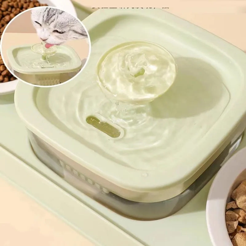Pets Water Fountain | USB Electric Mute Cat Drinker Bowl with Auto Filter & Recirculating System