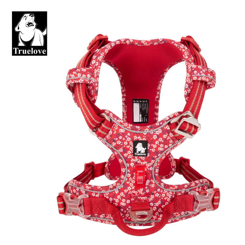 TrueLove Pet Harness: No Pull, Split Design for Small, Medium & Large Dogs | Fashionable Outdoor Harness