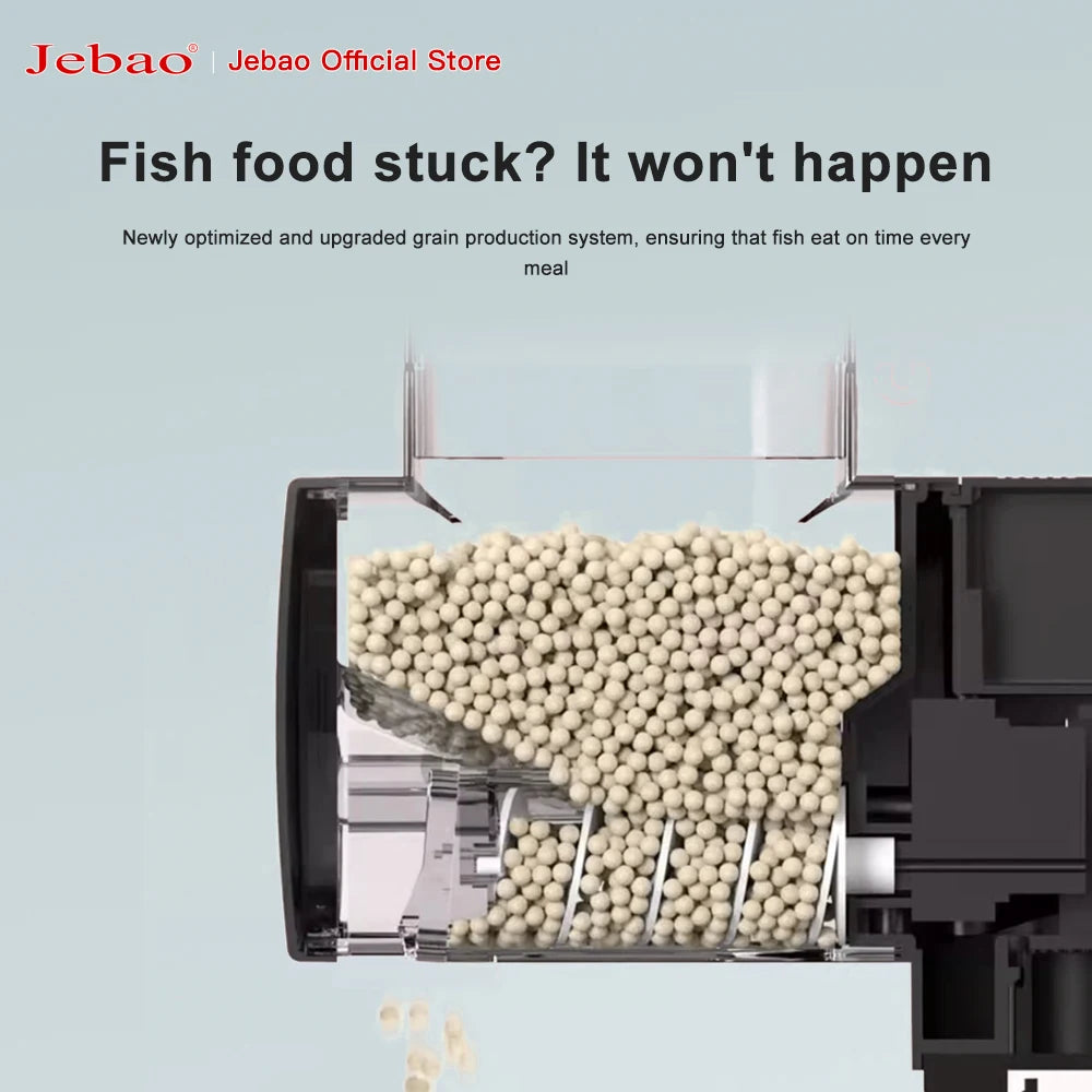 Jebao Jecod Automatic Fish Feeder | Intelligent WiFi Digital Timer with Remote Control for Aquariums