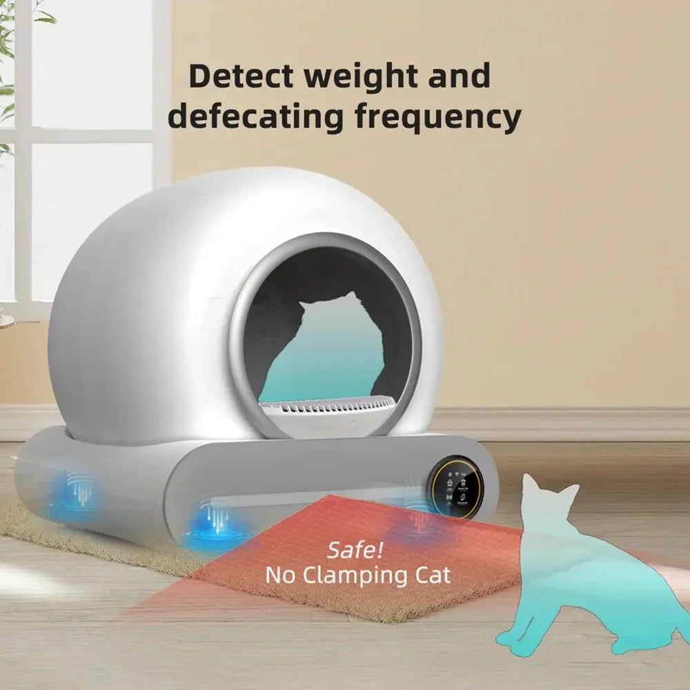 Tonepie 65L Automatic Smart Cat Litter Box | Self-Cleaning Fully Enclosed Pet Toilet