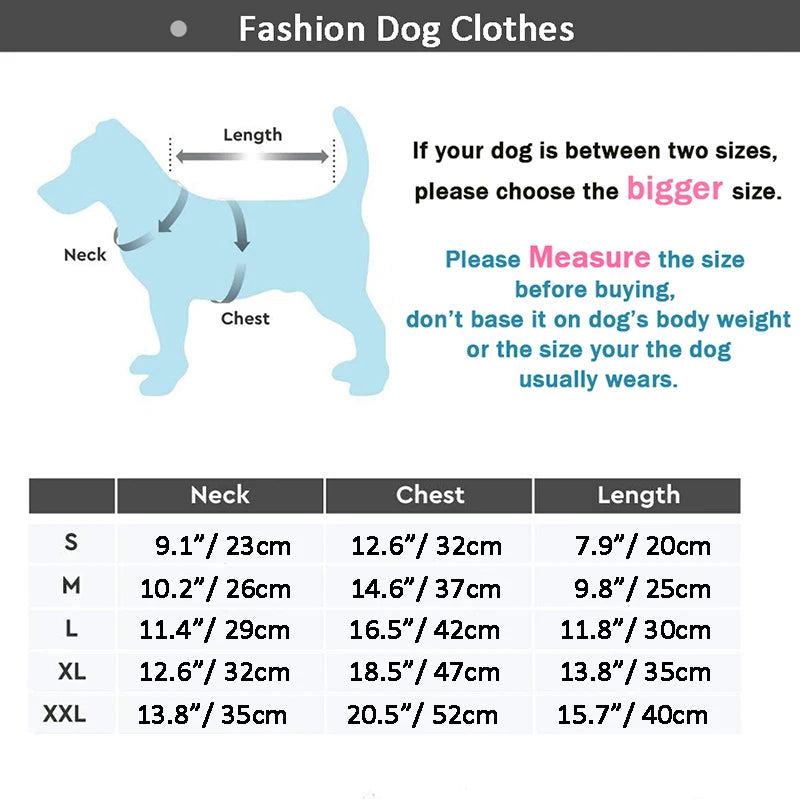 Winter Pet Dog Vest Jacket for Small Medium Dogs Cats Warm Cotton Clothes