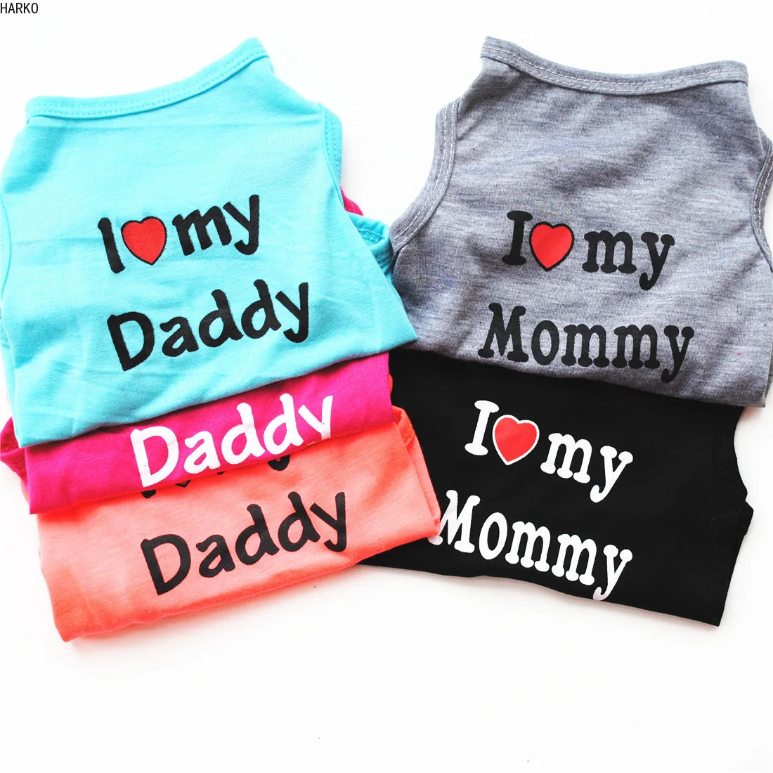 Cute Printed Summer Pets tshirt Puppy Dog Clothes Pet Cat Vest Cotton T Shirt