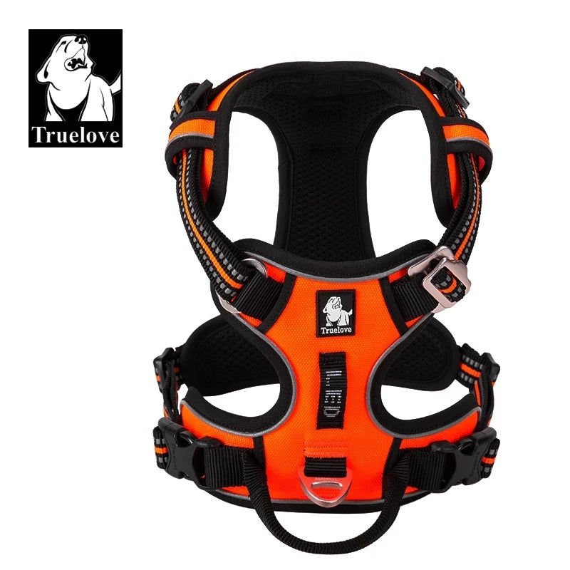 TrueLove Pet Harness: No Pull, Split Design for Small, Medium & Large Dogs | Fashionable Outdoor Harness