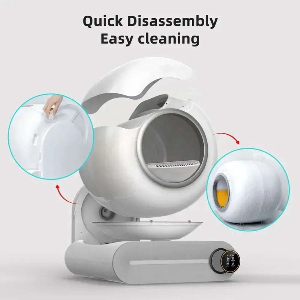 Tonepie 65L Automatic Smart Cat Litter Box | Self-Cleaning Fully Enclosed Pet Toilet