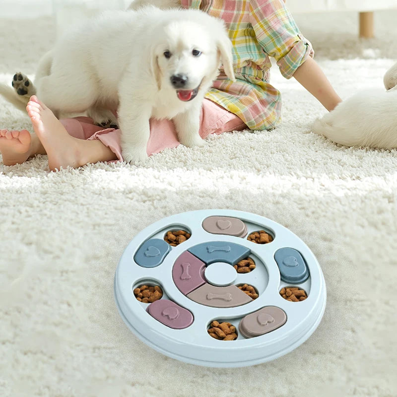 Interactive Dog Feeder Toy | Educational Food Dispenser for Puppies | Stimulate Intelligence & Slow Feeding