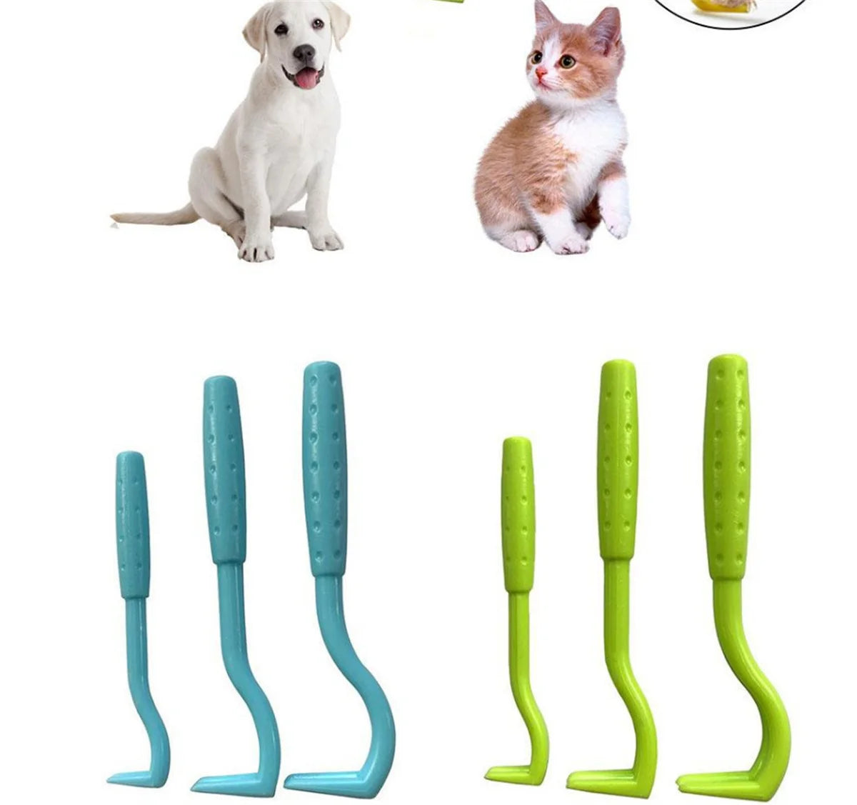 Dog Tick Remover Kit | Easy-to-Use Flea Hook and Tweezer for Safe Tick Extraction in Dogs and Cats