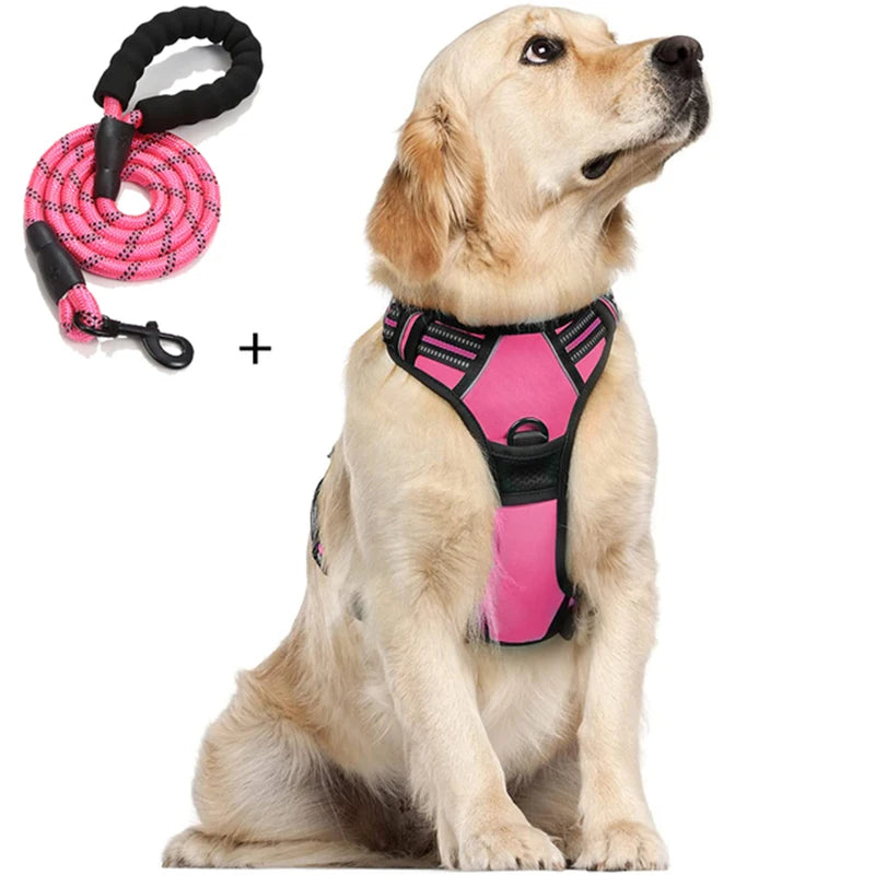 Reflective No Pull Dog Harness | Adjustable Safety Vest for Training & Outdoor Activities