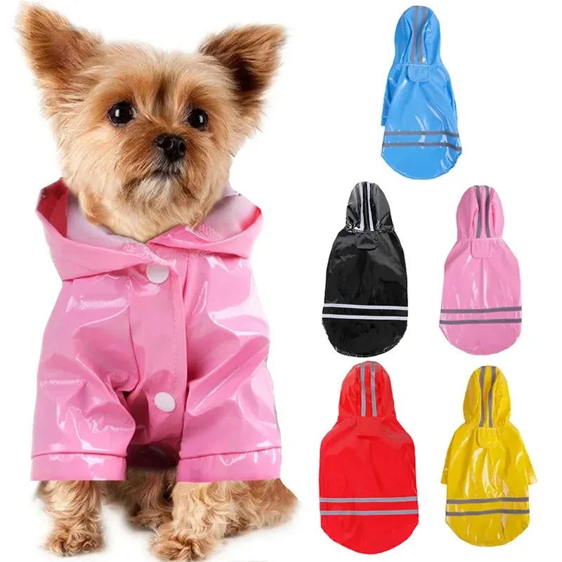Dog Raincoat Reflective Waterproof Snowproof