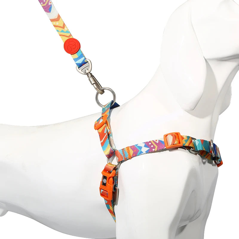 Easy Walking Dog Harness For Small Medium Large Dogs No Pull Training Adjustable Pet Harness