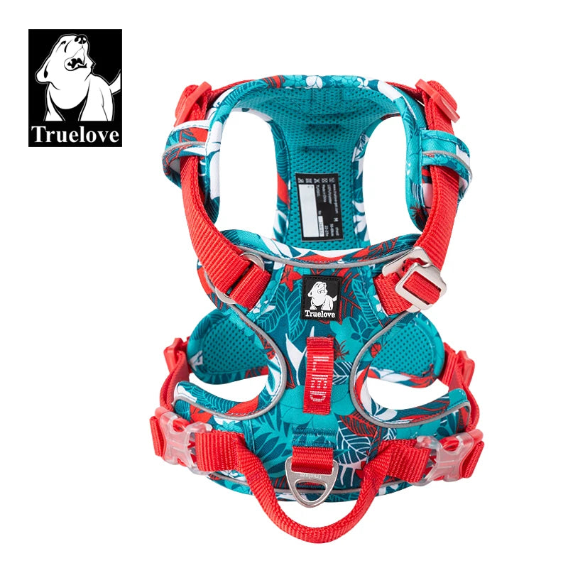 TrueLove Pet Harness: No Pull, Split Design for Small, Medium & Large Dogs | Fashionable Outdoor Harness