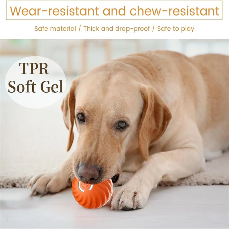 Smart Dog Toy Ball | Electronic Interactive Moving Ball - USB Rechargeable Bouncing Toy for Puppies and Cats - Perfect Birthday Gift