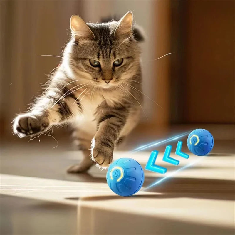 Smart Dog Toy Ball | Electronic Interactive Moving Ball - USB Rechargeable Bouncing Toy for Puppies and Cats - Perfect Birthday Gift