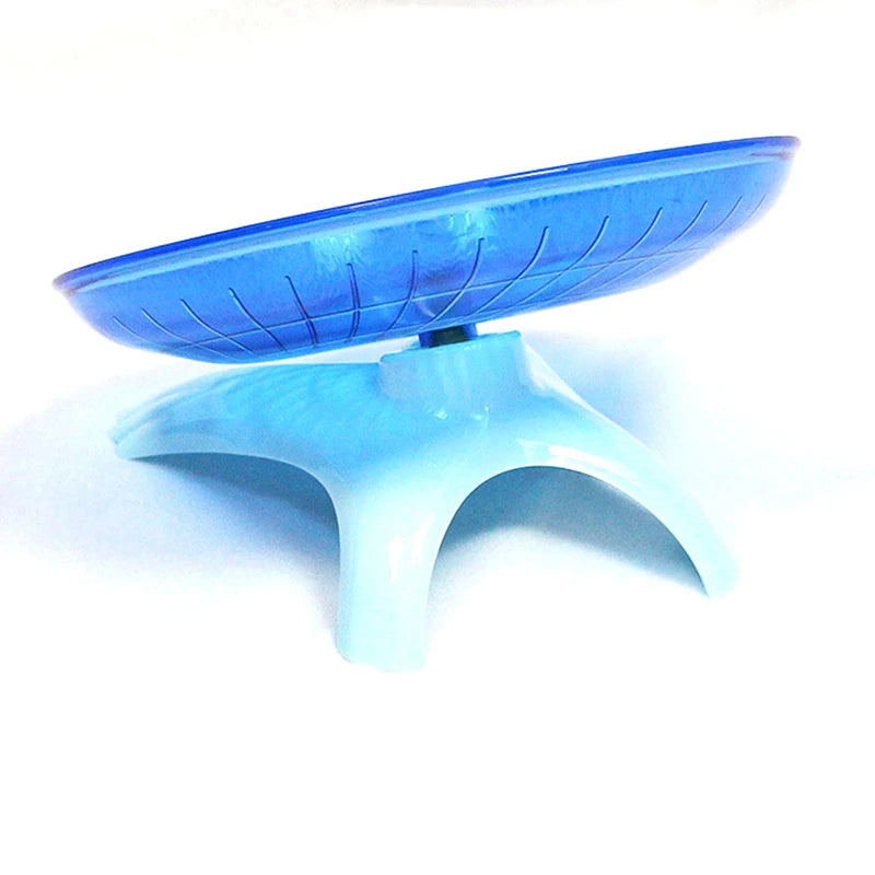 Pet Hamster Flying Saucer | Exercise Squirrel Wheel & Running Disc for Hamsters and Mice