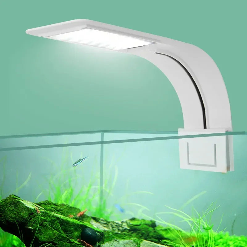 Super Slim LED Aquarium Light | 5W/10W/15W Waterproof Clip-On Grow Light for Aquatic Plants