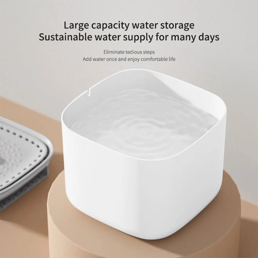 3L Automatic Cat Water Fountain | USB Electric Recirculating Filter Dispenser with Mute Operation