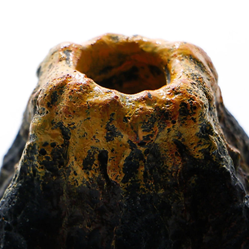 Volcano Shape Aquarium Decor | Air Bubble Stone Oxygen Pump Fish Tank Ornament