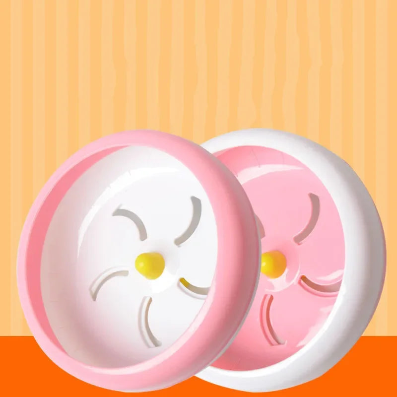 Silent Hamster Exercise Wheel | Plastic Running Disc Toy for Hamster Cage & Small Pet Sports Accessories