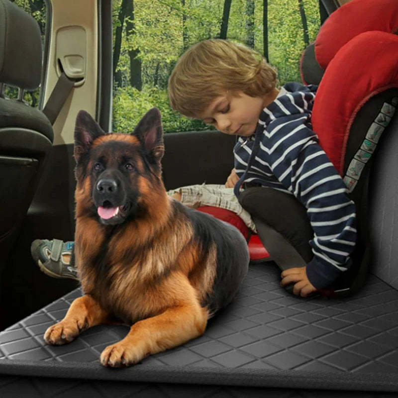 Waterproof Dog Car Seat Cover | Hammock Style Rear Seat Protector for Safe Pet Travel