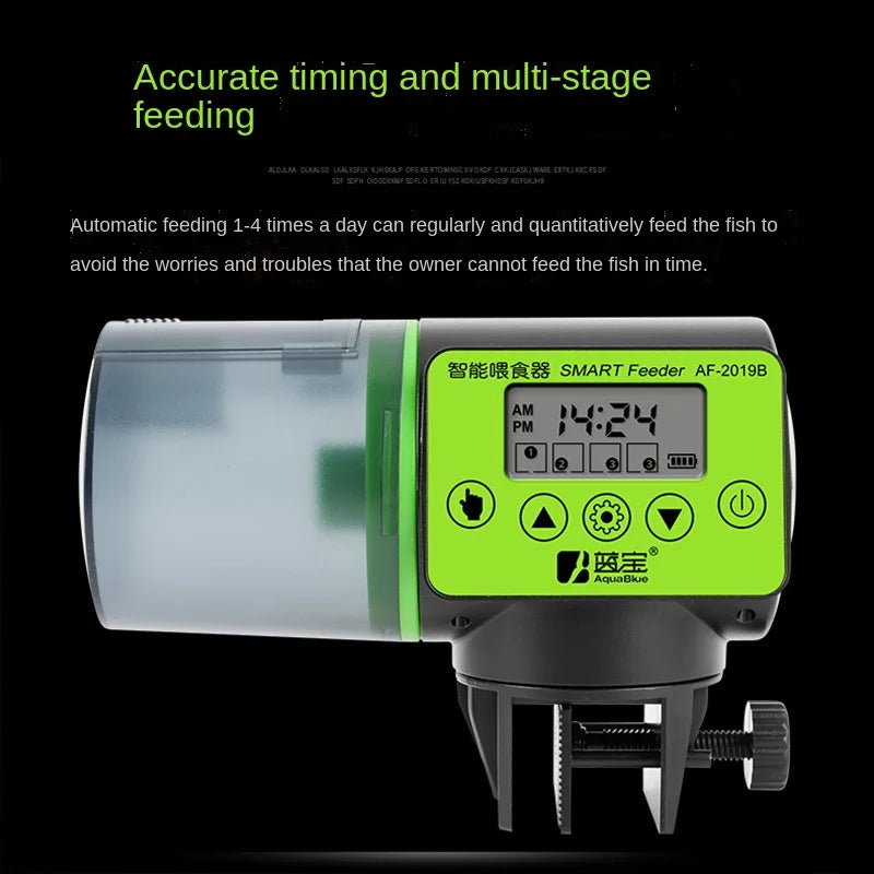 Automatic Fish Tank Feeder | Intelligent Timing with Large Capacity for Goldfish & Aquariums