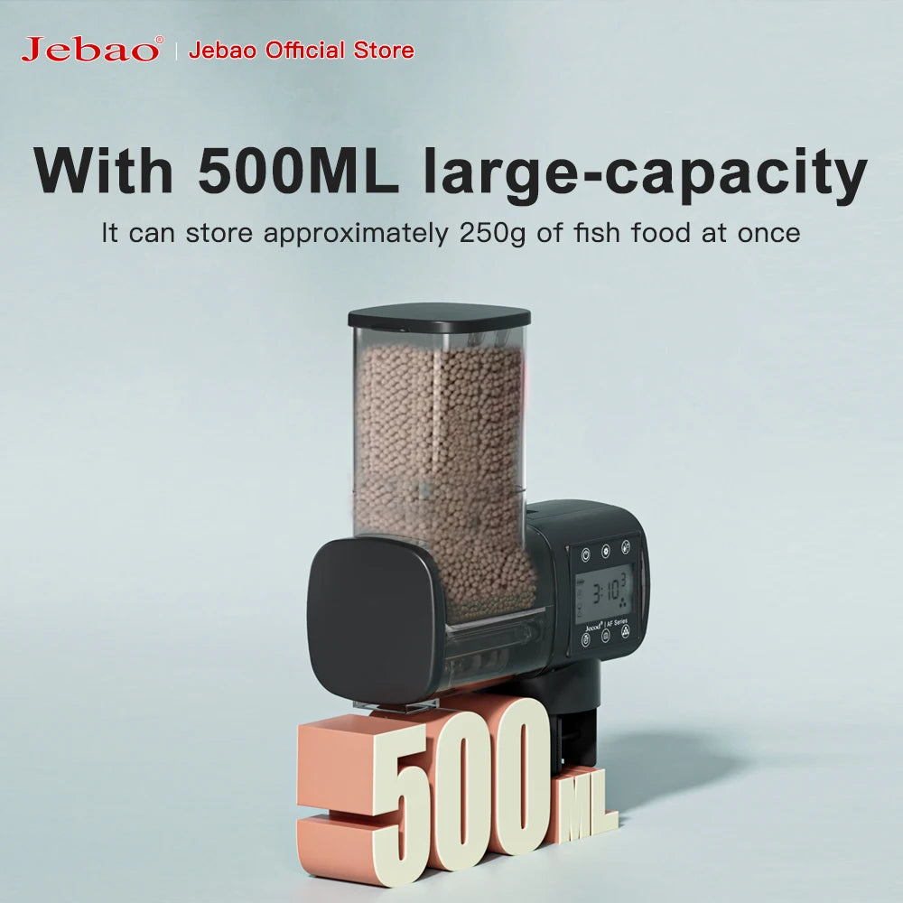 Jebao Jecod Automatic Fish Feeder | Intelligent WiFi Digital Timer with Remote Control for Aquariums