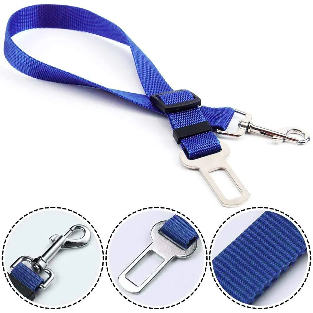Adjustable Pet Dog Car Seat Belt | Safety Harness for Small & Medium Dogs | Travel Pet Supplies