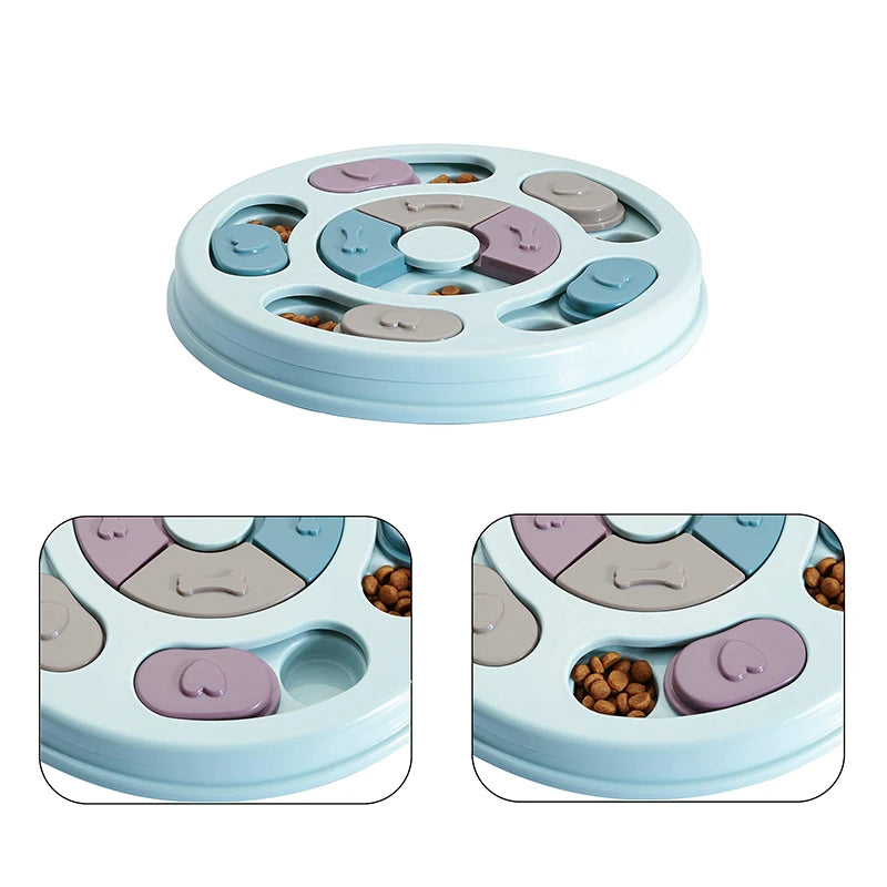 Interactive Dog Feeder Toy | Educational Food Dispenser for Puppies | Stimulate Intelligence & Slow Feeding