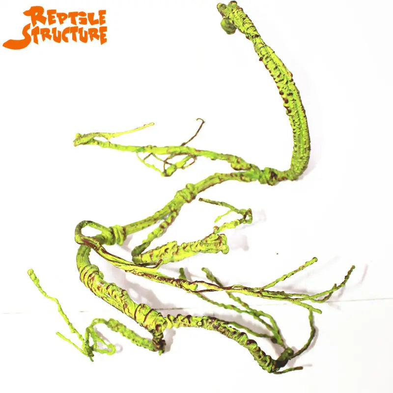 Reptile Landscaping Vine | Fake Rattan Branches for Chameleons & Lizards Habitat Decor