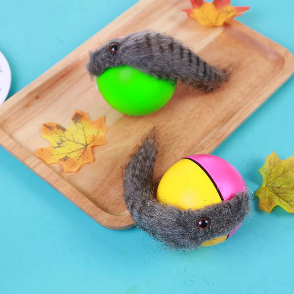 Electric Beaver Weasel Rolling Ball | Interactive Chasing Toy for Dogs - Agility Training Supplies