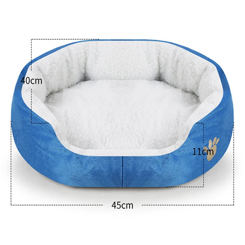 Dog Bed Cat Bed Pet Beds with Thickened PP Cotton Dog Cave Bed
