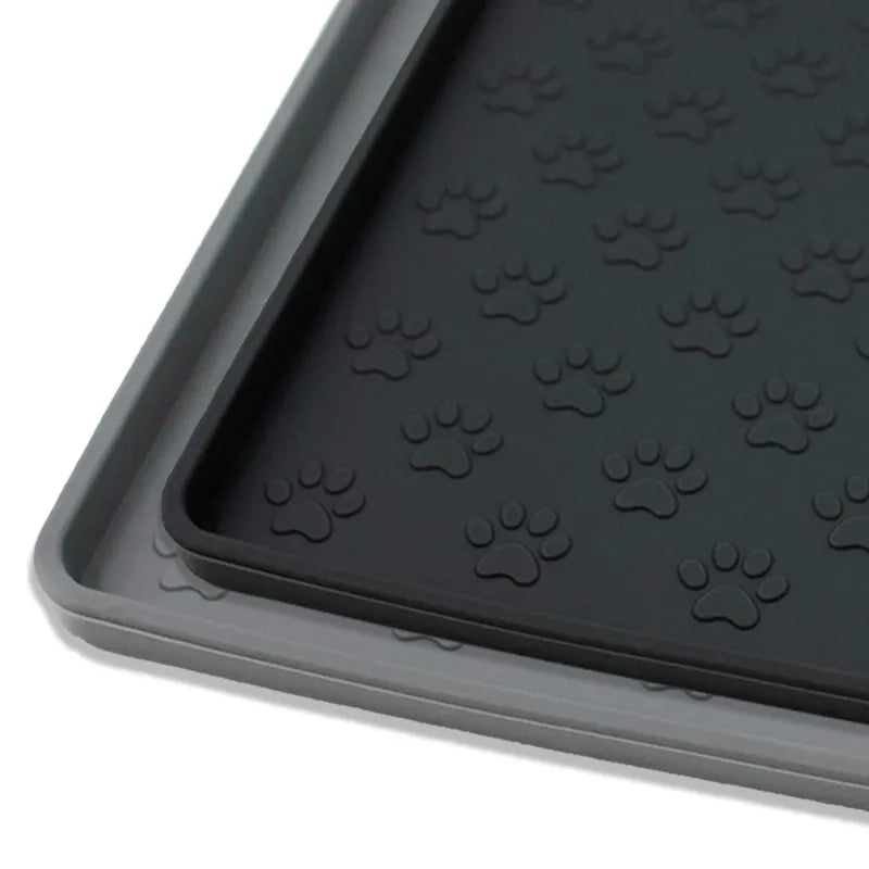 Waterproof Silicone Pet Feeding Mat | Dog & Cat Food Bowl Placemat | Non-Slip, Easy-Clean Pet Bowl Pad