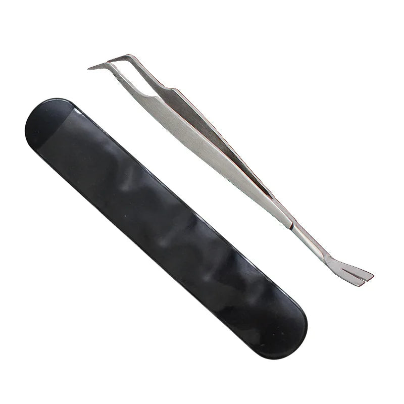 2 In 1 Tick Remover Tool | Professional Tweezers for Flea and Tick Removal for Humans & Pets