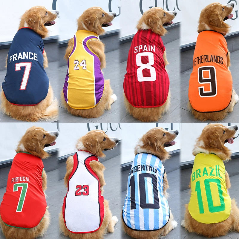 Puppy Pet Clothes Dog Sport Jersey Pet Clothes