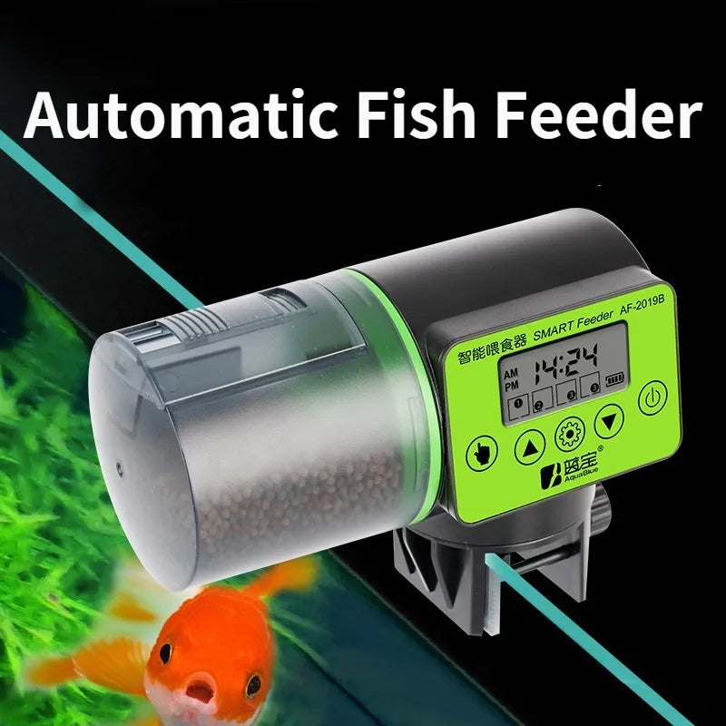 Automatic Fish Tank Feeder | Intelligent Timing with Large Capacity for Goldfish & Aquariums