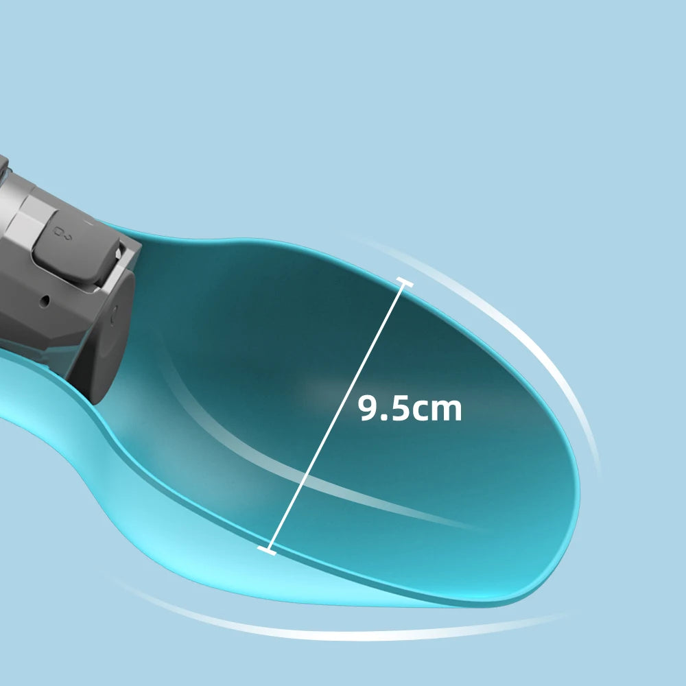800ml Portable Dog Water Bottle | Travel Drinking Bowl for Small to Large Dogs