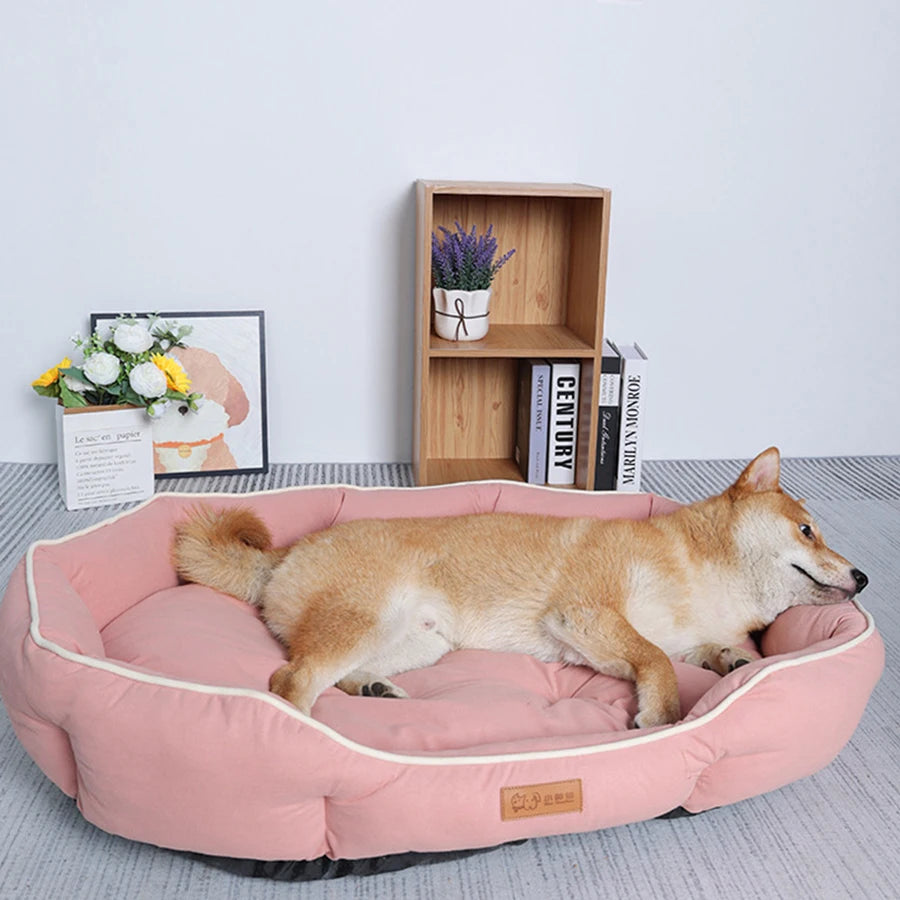 Imitation Suede Pet Bed, Dog Bed And Cat Mat, Pet Bed