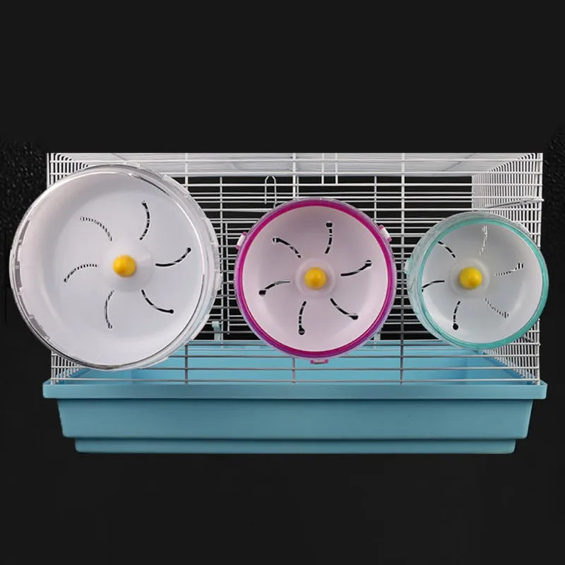 Silent Hamster Exercise Wheel | Quiet Spinner Running Wheel for Gerbils, Mice & Small Animals