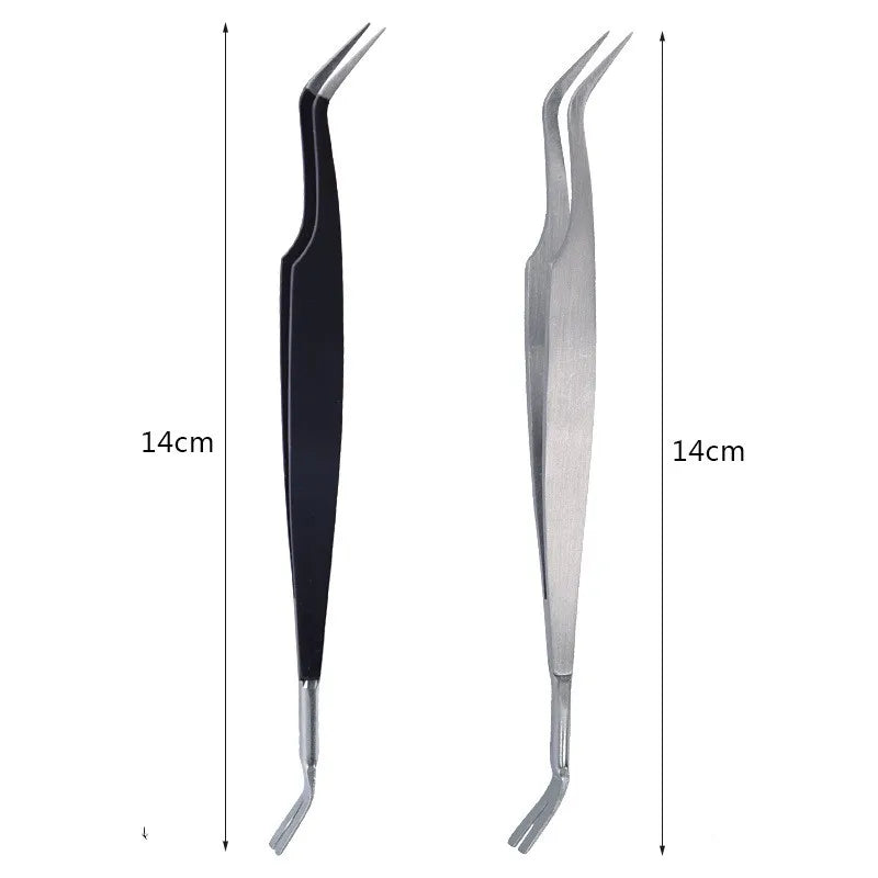 2 In 1 Tick Remover Tool | Professional Tweezers for Flea and Tick Removal for Humans & Pets