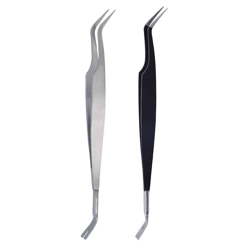 2 In 1 Tick Remover Tool | Professional Tweezers for Flea and Tick Removal for Humans & Pets