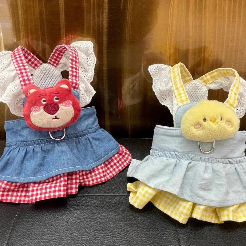 Lace Pet Apparel Harness Dresses For Little Small Dogs Puppy