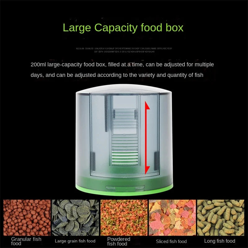 Automatic Fish Tank Feeder | Intelligent Timing with Large Capacity for Goldfish & Aquariums