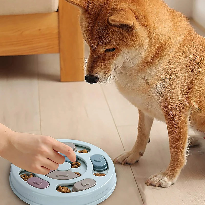 Interactive Dog Feeder Toy | Educational Food Dispenser for Puppies | Stimulate Intelligence & Slow Feeding